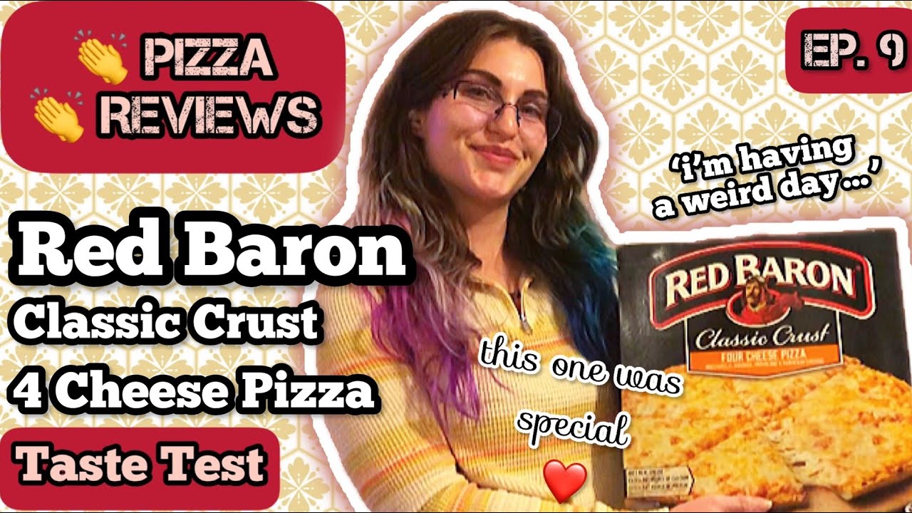 Red Baron 4 CHEESE PIZZA Taste Test- Frozen Pizza Reviews W/ Tips Ep.9