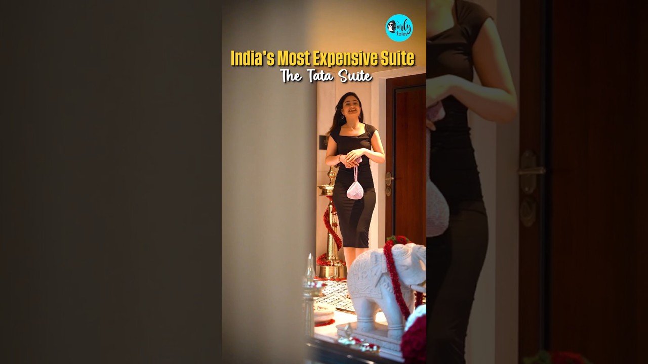 India's Most Expensive Suite: The Tata Suite | Curly Tales #shorts