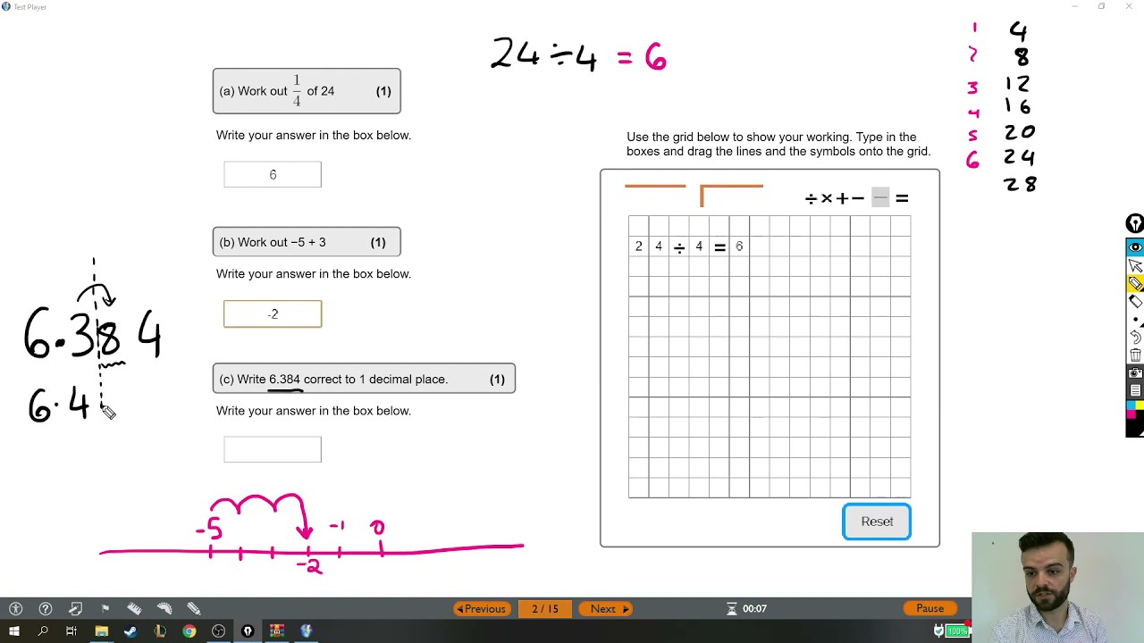 Functional Skills Maths Exam Solution - Level 1 Practice Test 1 - Question 2