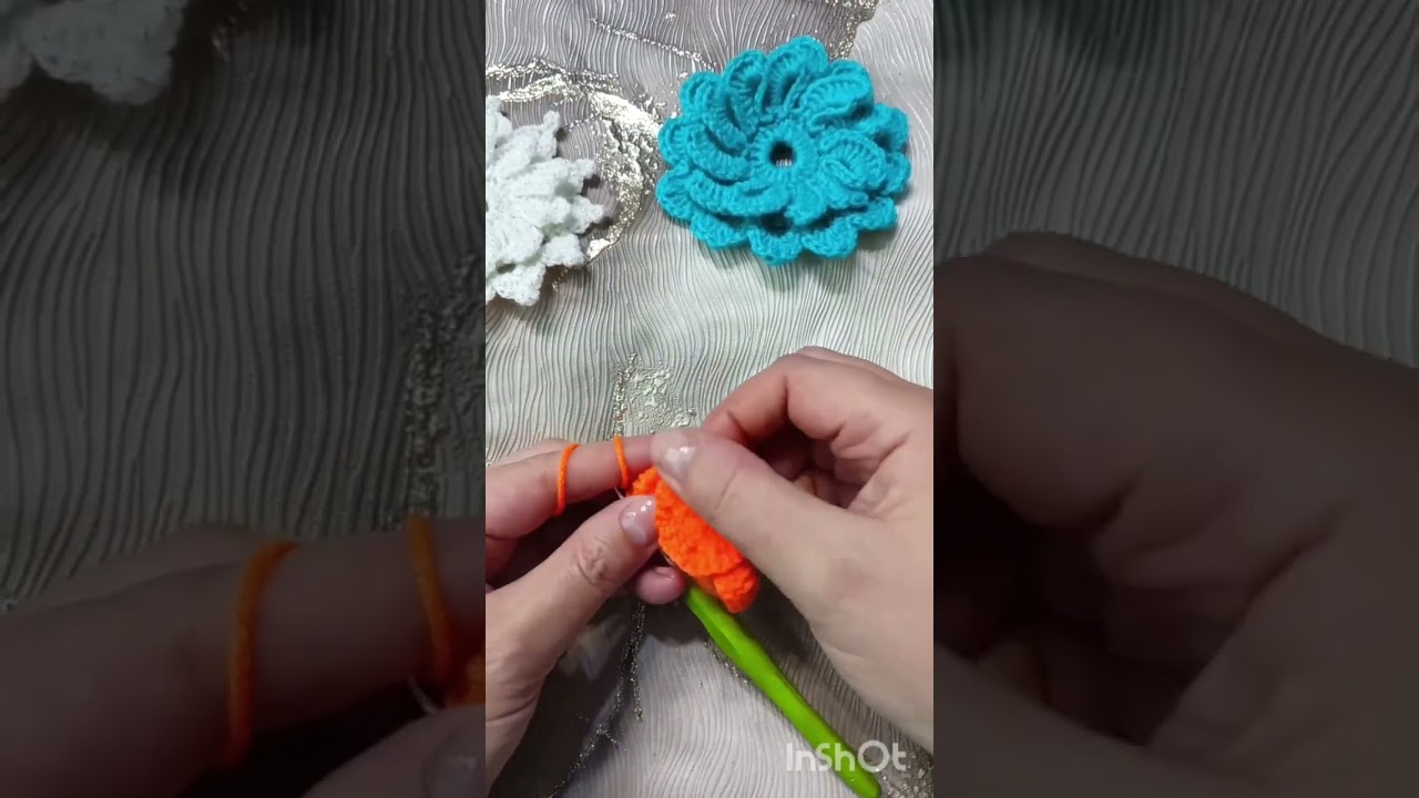 Ирландское кружево, цветочек, по мк @литке #ирландскоекружево #crochettutorial #knitting #flowers 