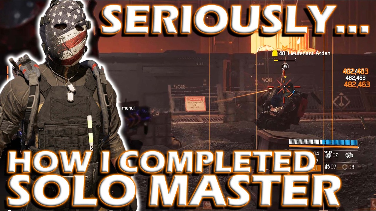 SOLO Master Run | Commentary With Full Gameplay | Y7S3 Mutiny #division2