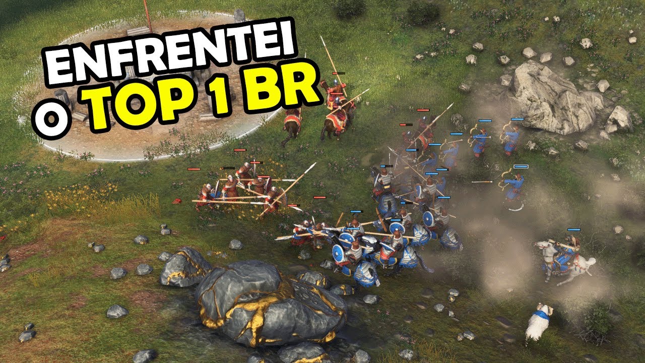 Enfrentei o Top 1 Brasileiro da Ranqueada no Age of Empires 4 (SuperAfim)