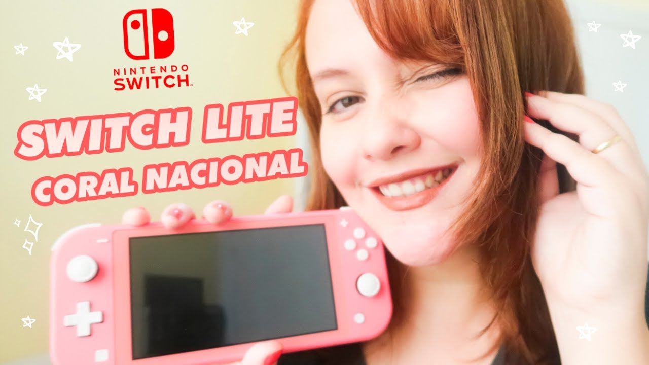 Nintendo Switch Lite Coral: Unboxing e Primeiras Impressões do Portátil mais Fofo! ✨😍