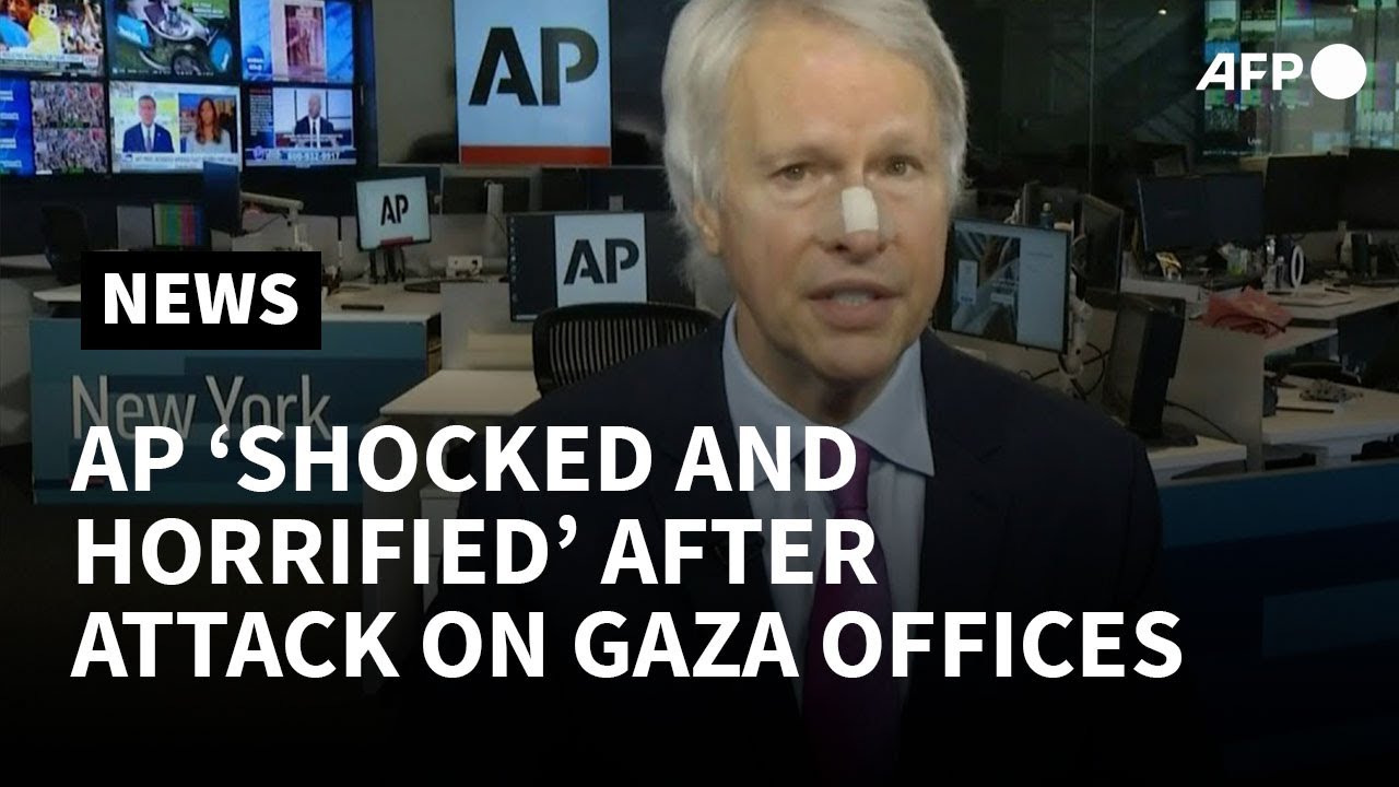 AP 'shocked and horrified' by Israeli attack on media building in Gaza | AFP