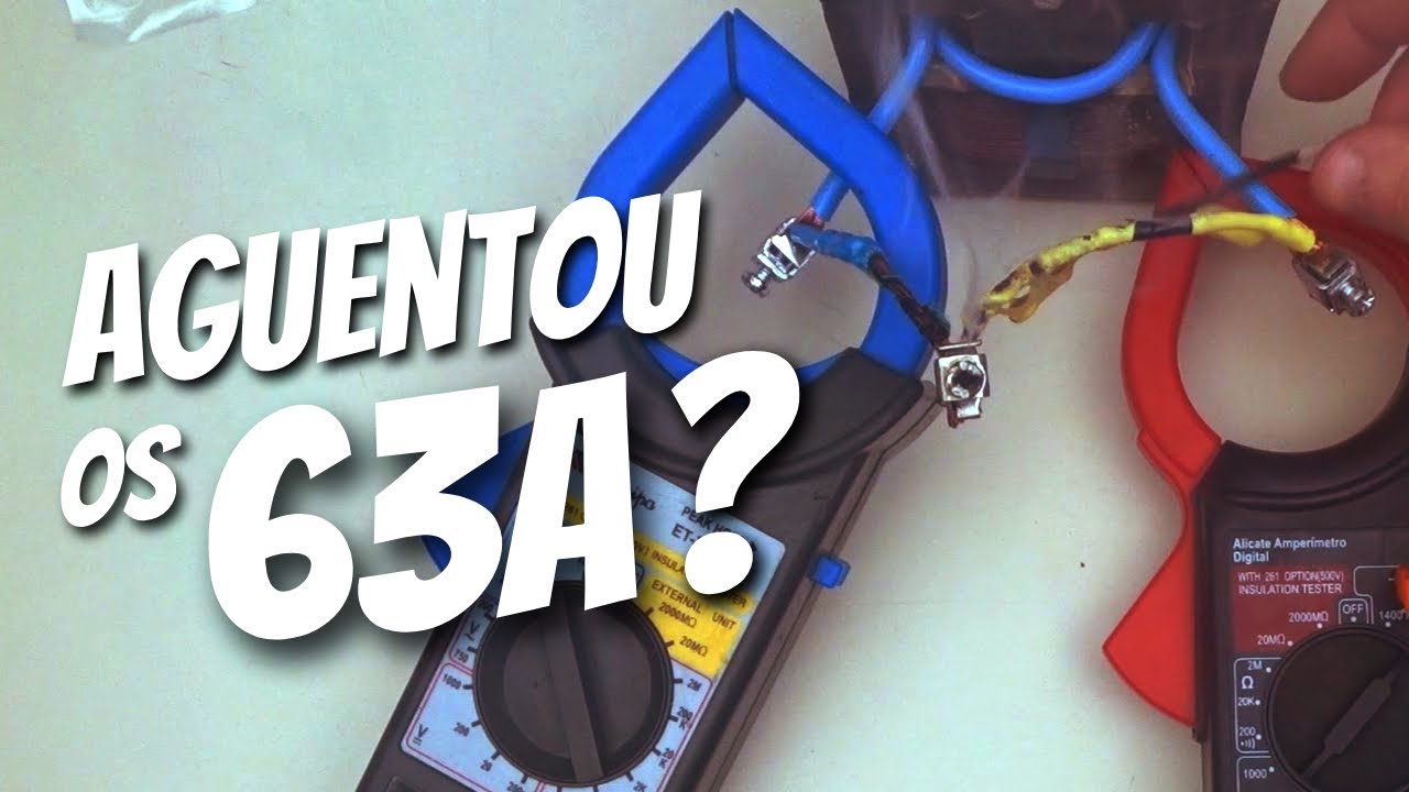 AFCI de 63A com condutor interno de 4mm²: será que aguenta?