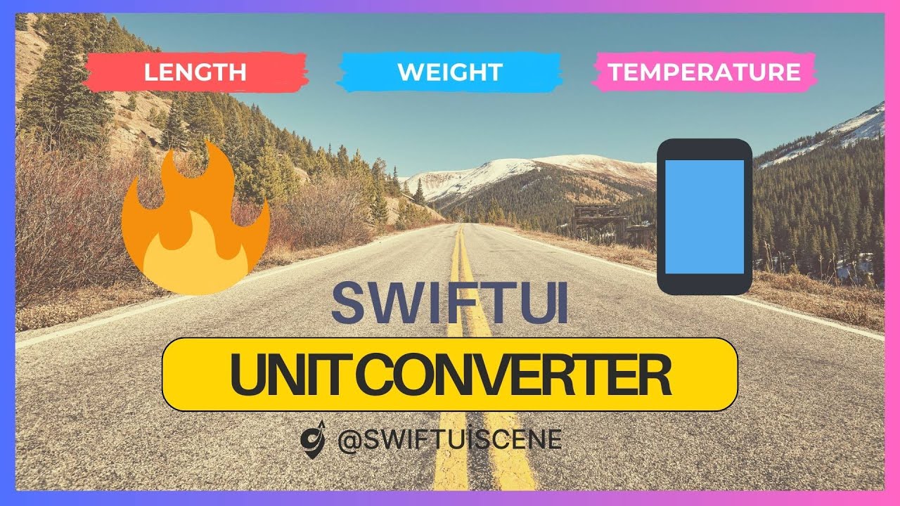 🚀 Ultimate SwiftUI Unit Converter  Modern UI with Dynamic Unit Display! 🔥