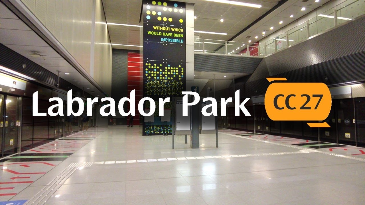 CC27 Labrador Park MRT Station: Exit A to Platforms | Circle Line
