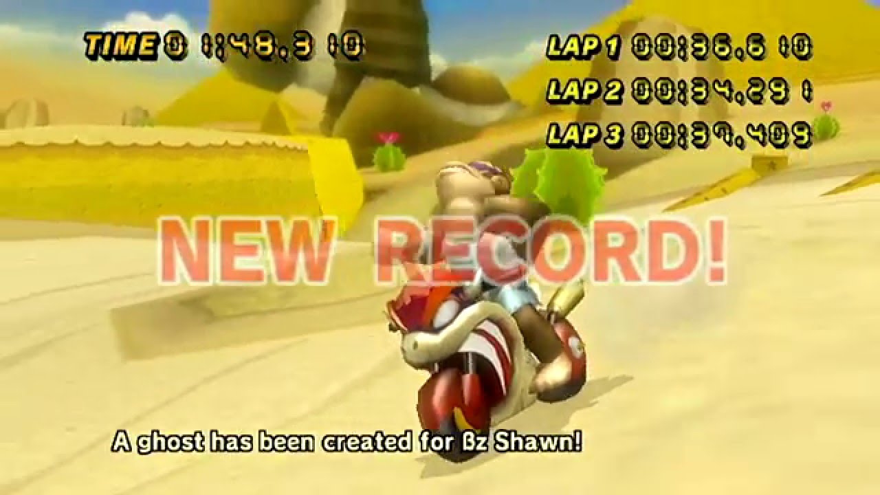 [MKWii] Dry Dry Ruins 1:48.310 (8th WW/ 2nd American)