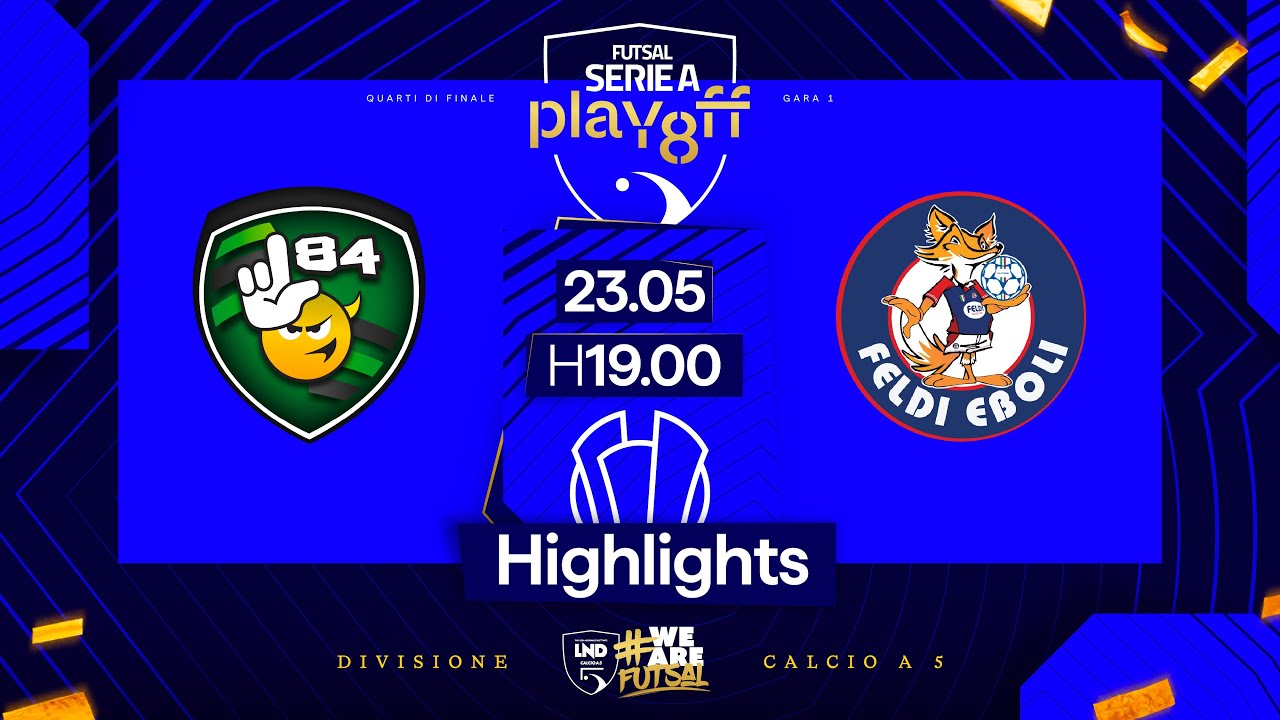 L84 Torino-Feldi Eboli 3-4 | Serie A 2024/2025 | Playoff | Quarti - Gara-1 | Highlights