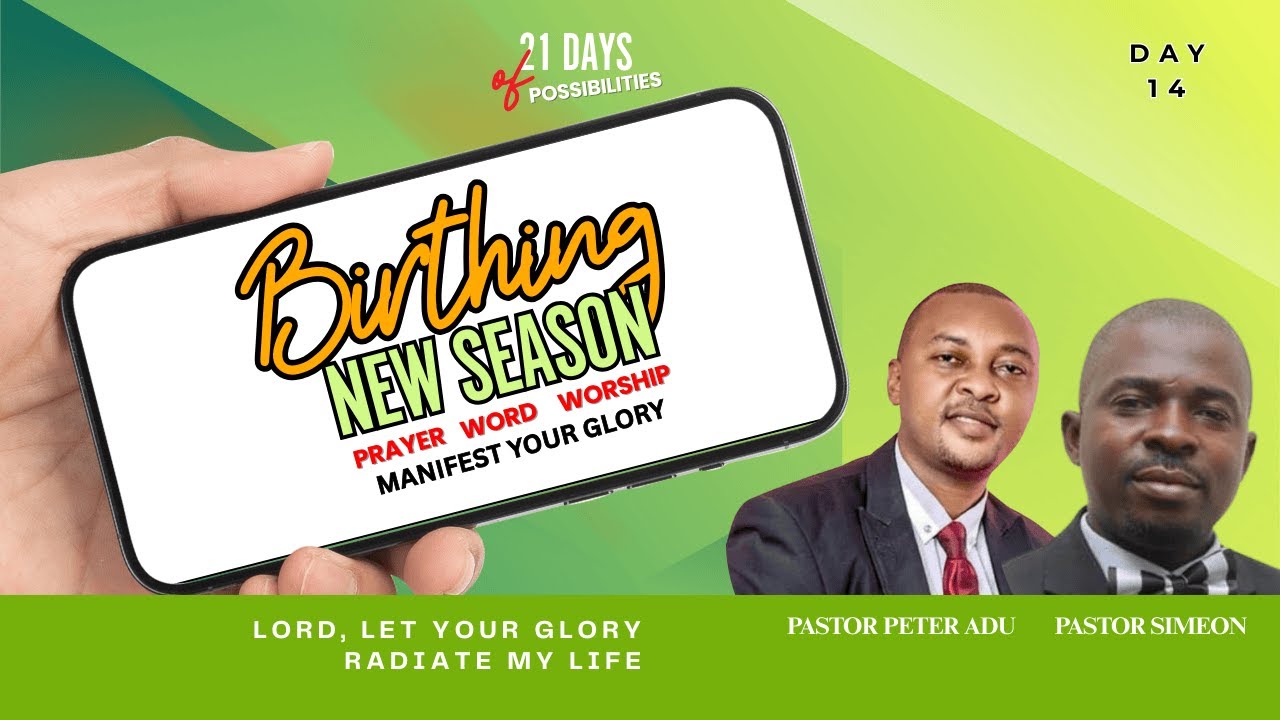 Birthing New Season II 21 Days of Possibilities  II Anointed For More II  Day 14