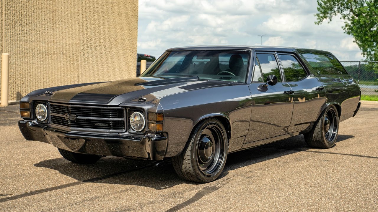 1972 Chevrolet Chevelle Concours Station Wagon Restomod LS3 Walk-around Video