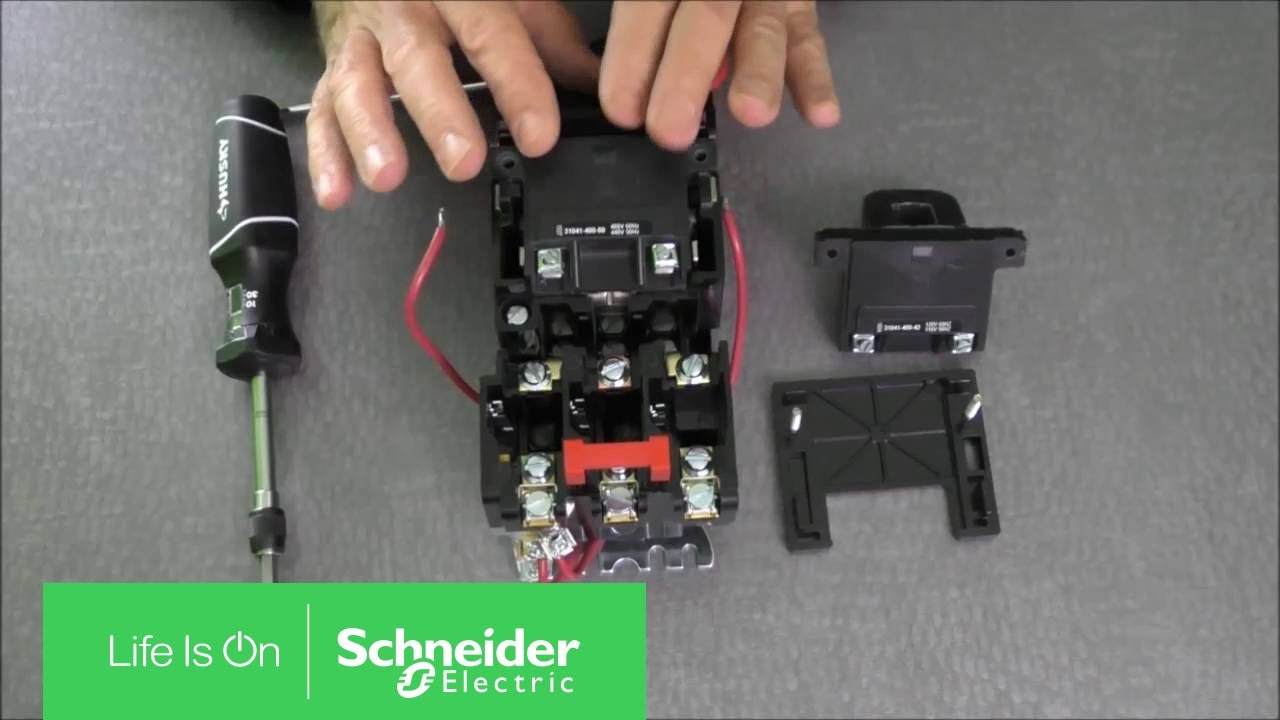 Replacing Coils on NEMA Size 00, 0 & 1 Type S Starters | Schneider Electric