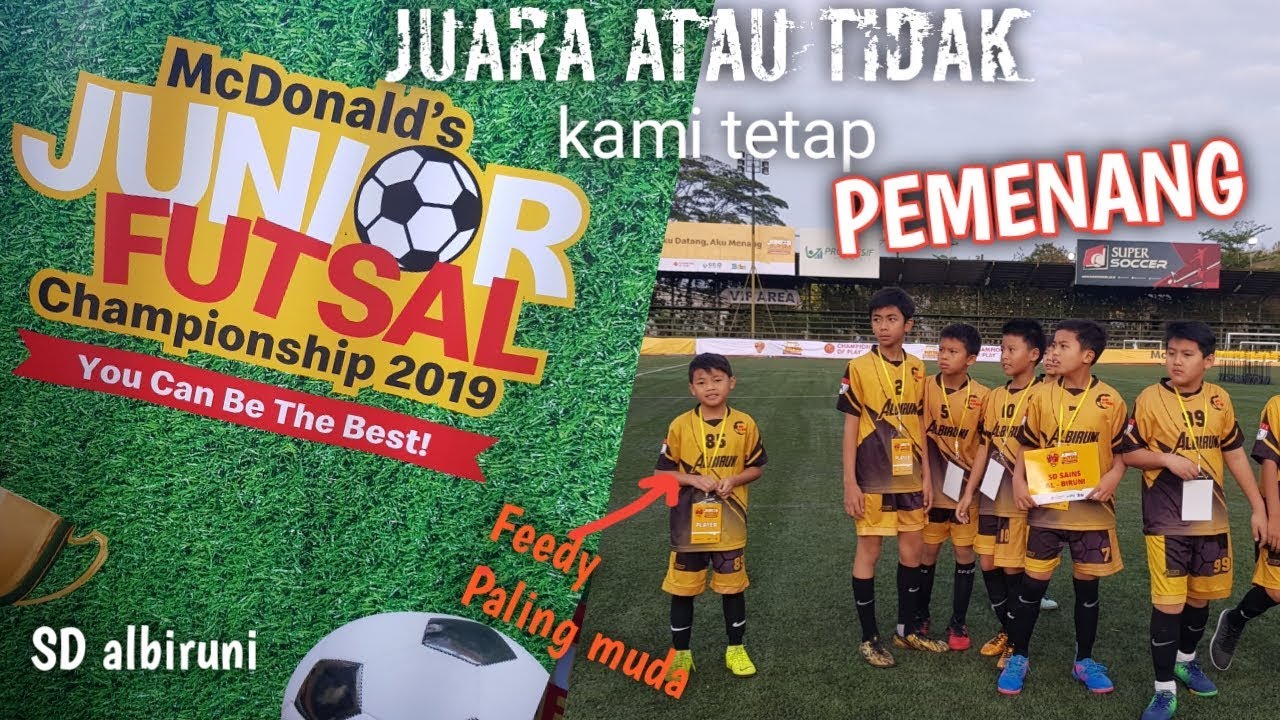 Junior Futsal Mc Donald Bandung 2019.. semangat pantang menyerah | al biruni |#deldido
