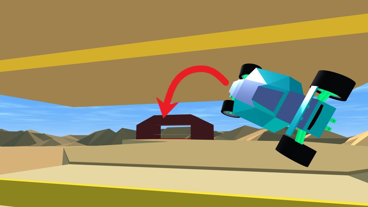 Polytrack, but all checkpoints and finishes are upside down...