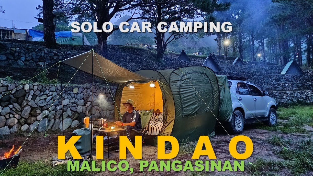 SOLO CAR CAMPING | Ep62 : Kindao Campsite | Malico Pangasinan | New Pop Up Tent