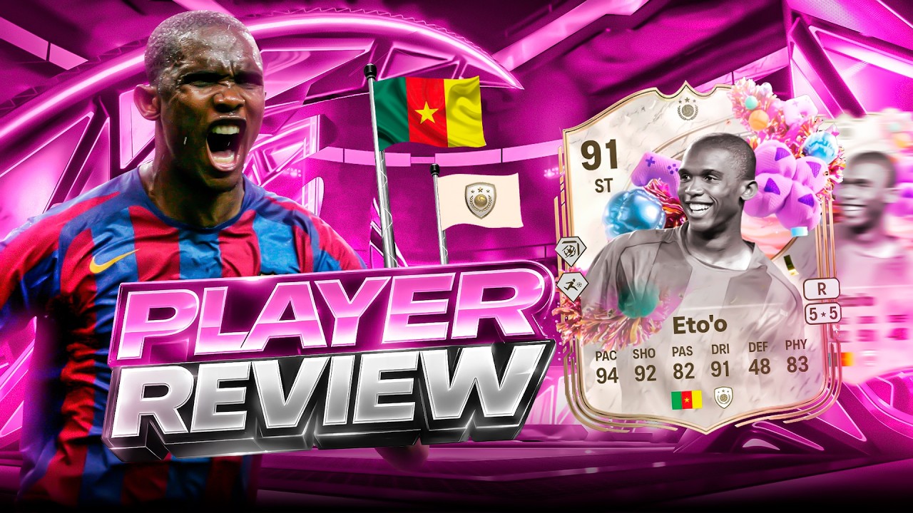 Обзор игрока ETO'O, получившего 91-й номер в честь дня рождения в FUT - EA FC 26 ULTIMATE TEAM