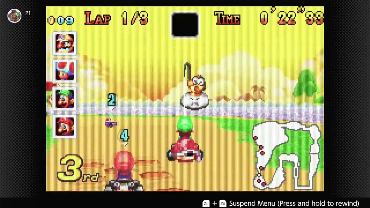 Mario Kart Super Circuit Gameplay