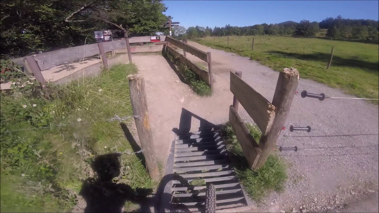 Bikepark Samerberg - blaue Strecke mit MTB Enduro SH - Diek Hoppers