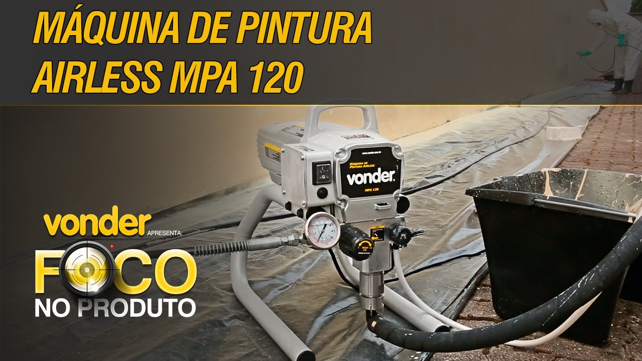 M&aacute;quina de Pintura Airless | Foco no Produto - VONDER