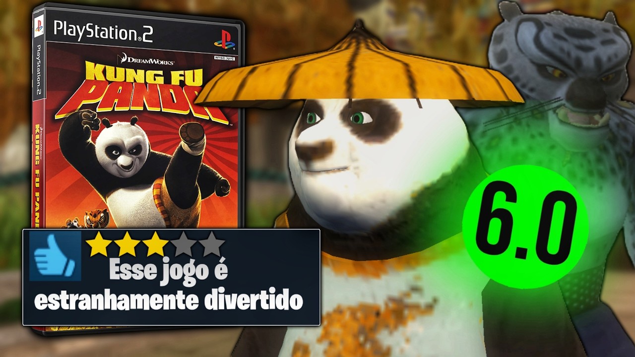Analisei o ESTRANHO JOGO do KUNG FU PANDA de PS2