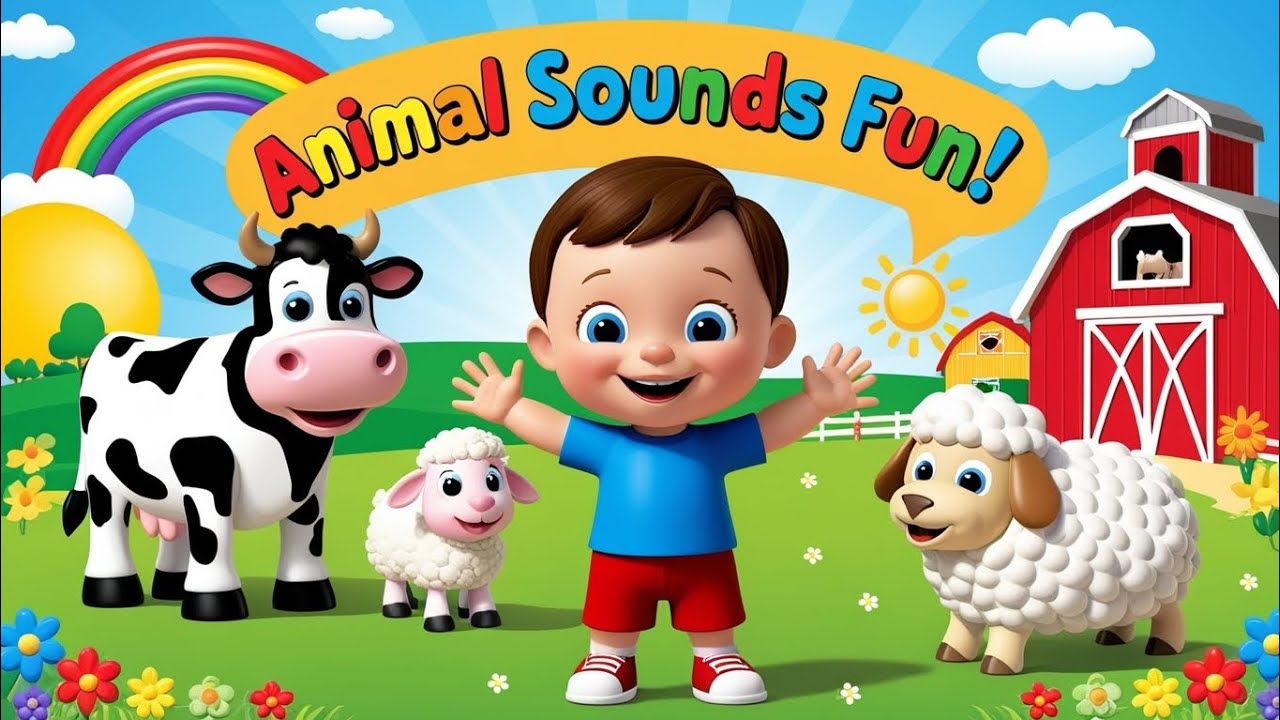 Sing & Learn Animal Sounds with Tom | Kids Songs