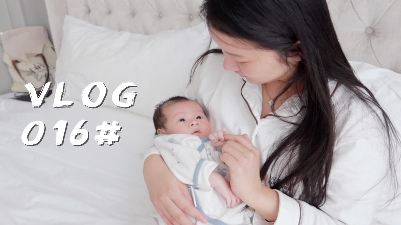 【Sayi酱】月子中心VLOG 给宝宝过满月 | 坐月子日常 | 每天就是各种吃 | 学习养娃知识【