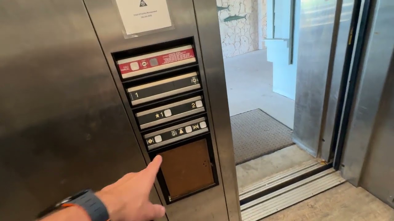 Riding the Elevator at Biscayne National Park in Florida