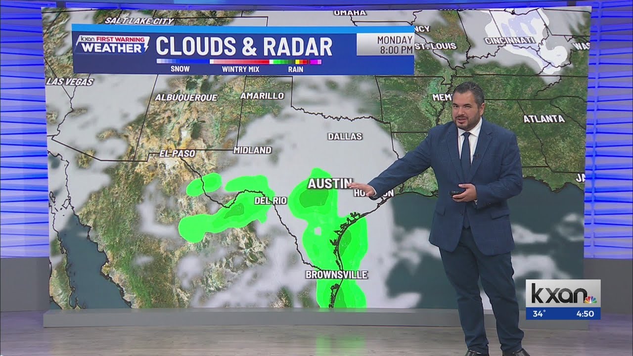 Warmest day in a week as a cold front arrives tonight | KXAN weather update Jan 29