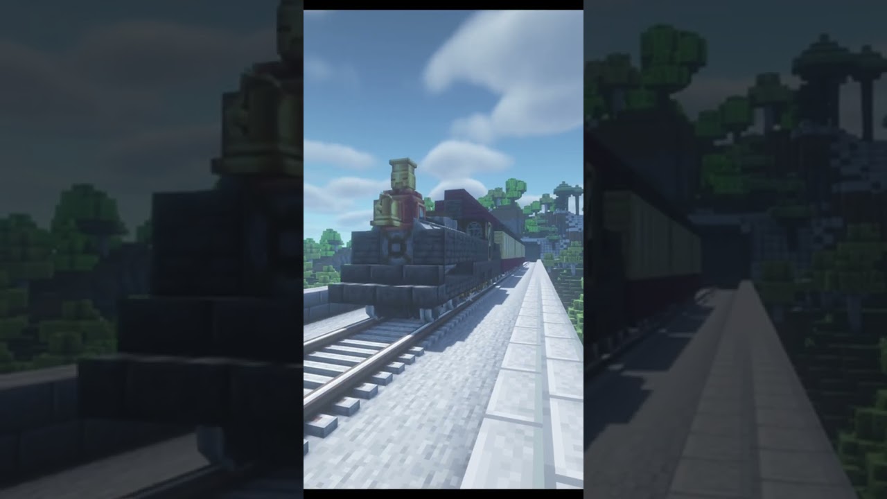 Minecraft Working Vintage Train With Create Mod! 