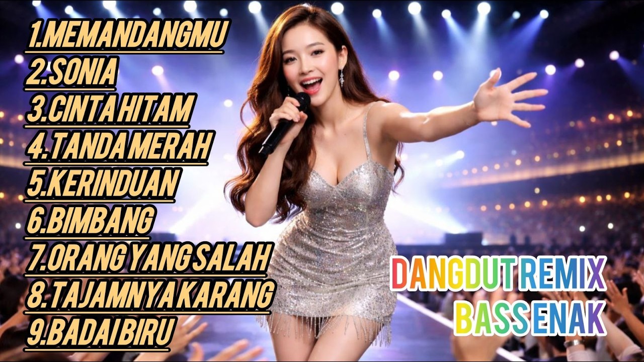 DANGDUT REMIX TERBAIK MEMANDANGMU,SONIA,CINTA HITAM,TANDA MERAH BASS SELOW ENAK BUAT SANTAI