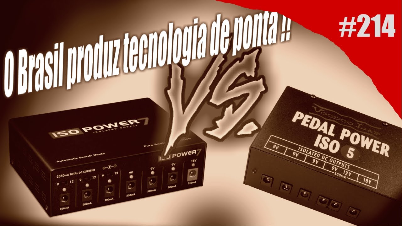 Rig on fire -# 214 Melhor Fonte  para pedais isolada é Brasileira.