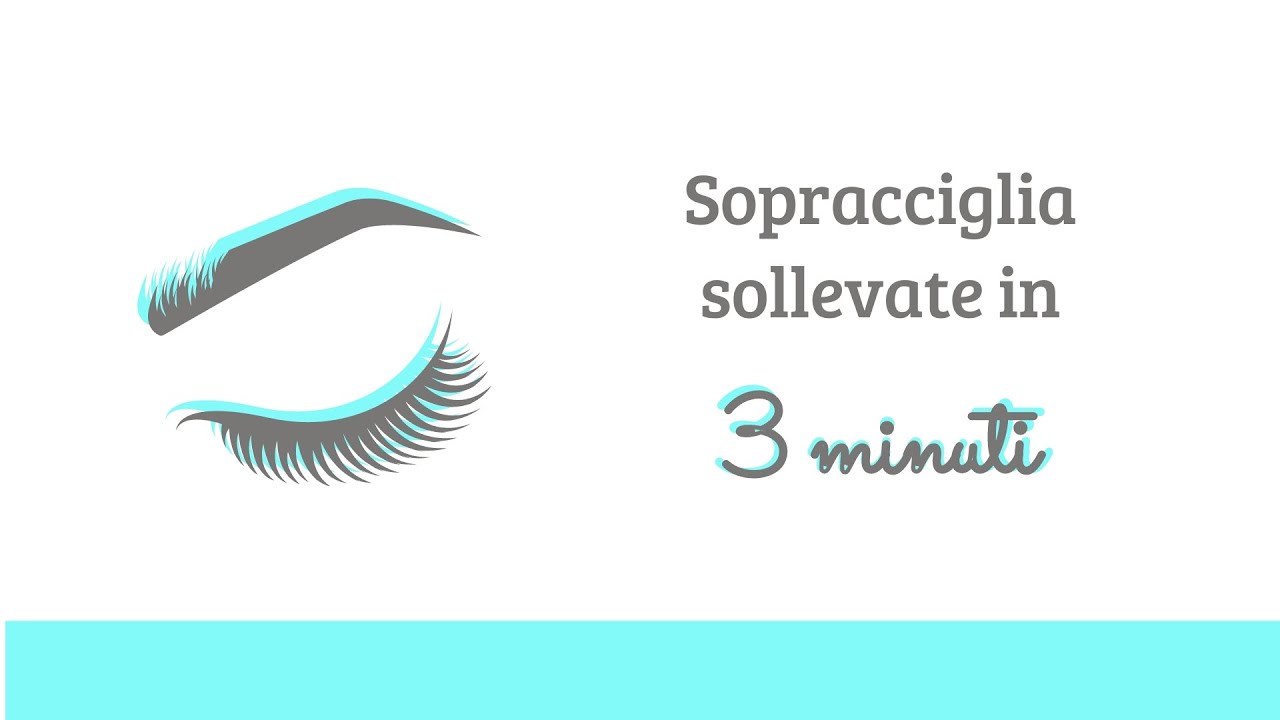 LIFTING sopracciglia in 3 minuti con la COPPETTAZIONE