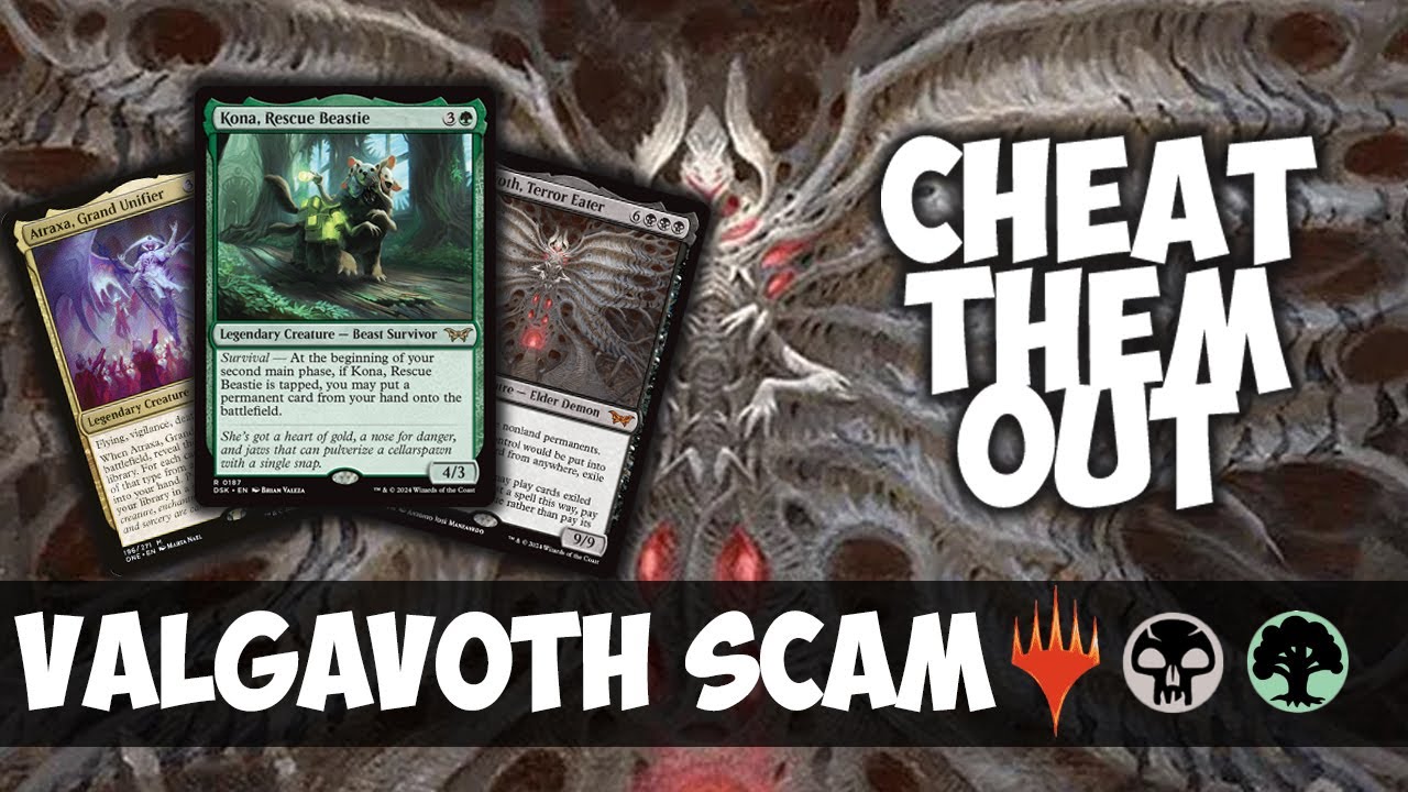 VALGAVOTH AND ATRAXA FOR ZERO MANA?? - Valgavoth Scam Standard - Magic Arena