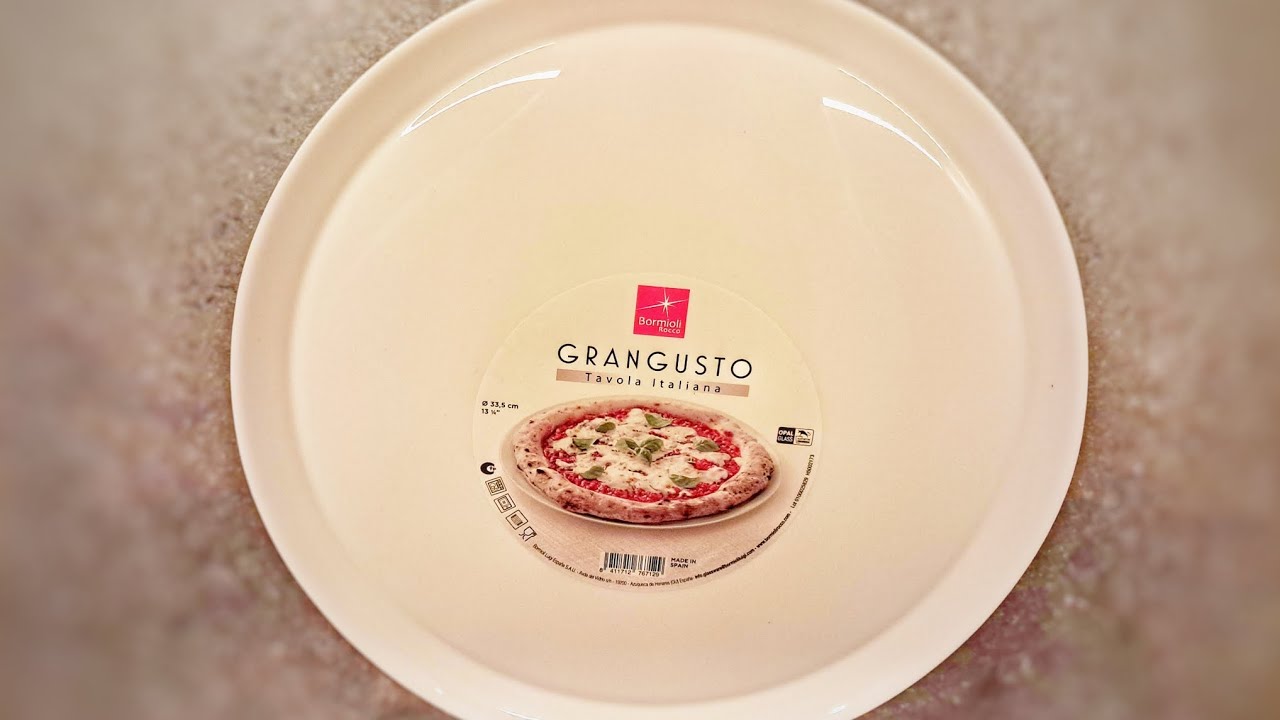 GRANGUSTO TALERZ PIZZA - 10 złotych (2.85 USD) MADE IN SPAIN 