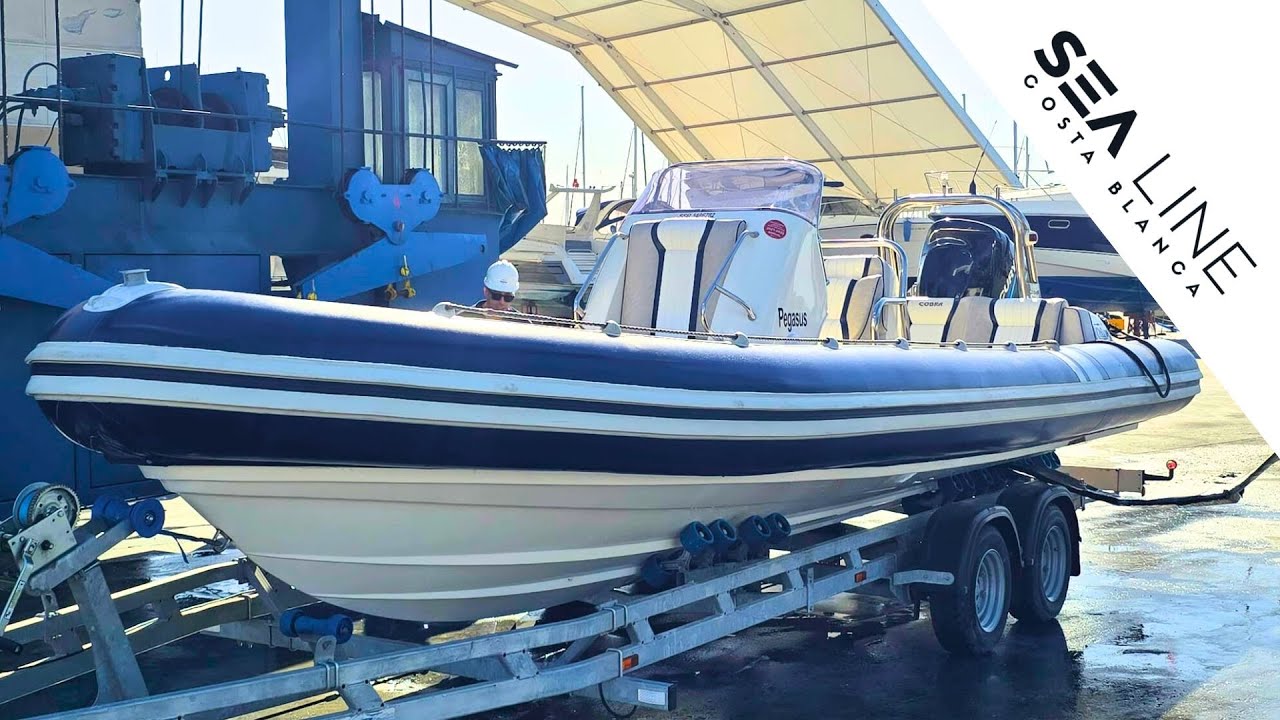 Pre-Owned Cobra 7.5 RIB available for sale @ Sea Line Costa Blanca in Torrevieja.