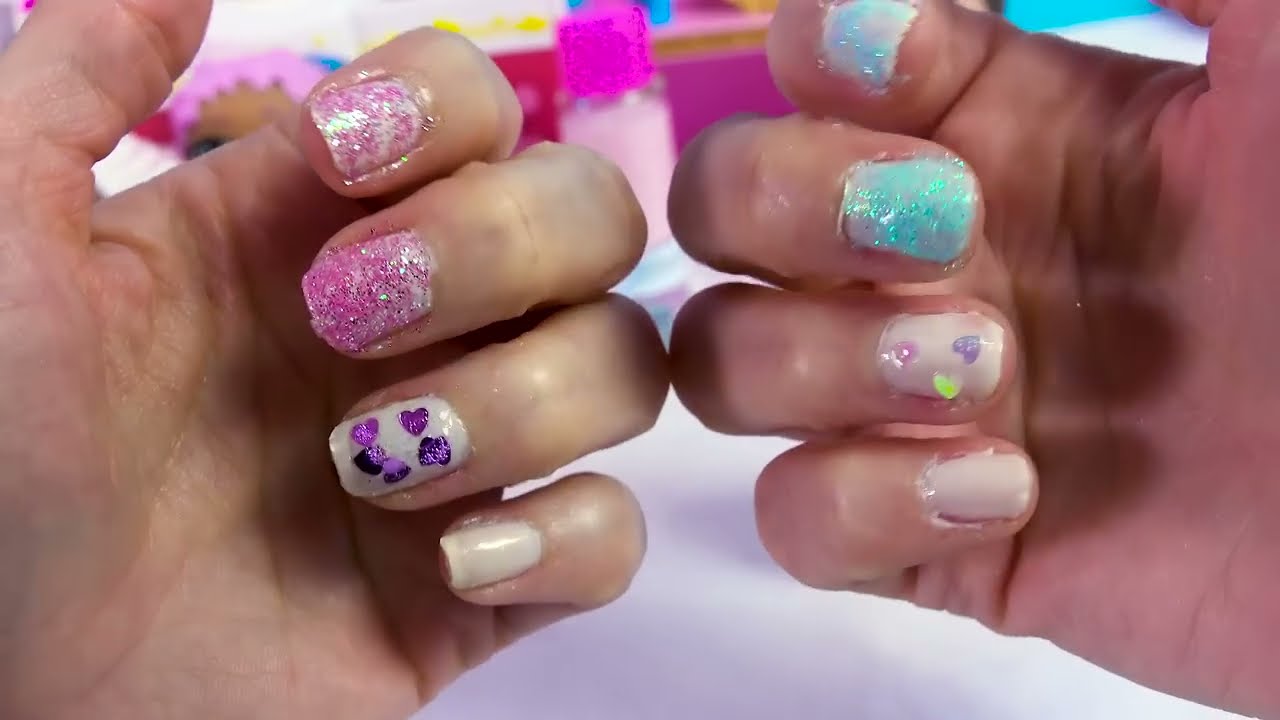 DIY Glitter Nail Polish Maker Makeup Kit - Video