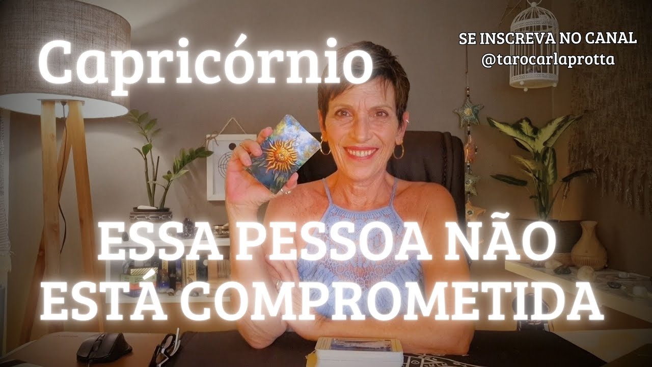 #capricórnio ♑️ ESSA PESSOA NÃO ESTÁ COMPROMETIDA, VOCÊS ESTÃO COMEÇANDO A PERCEBER ISSO.