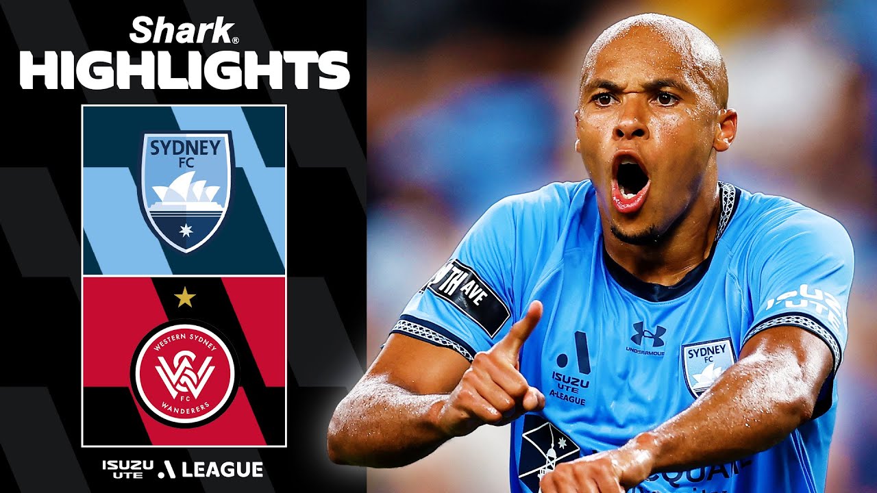 Sydney FC v Western Sydney Wanderers | SHARK HIGHLIGHTS | Isuzu UTE A-League 2025-26 | Round 15