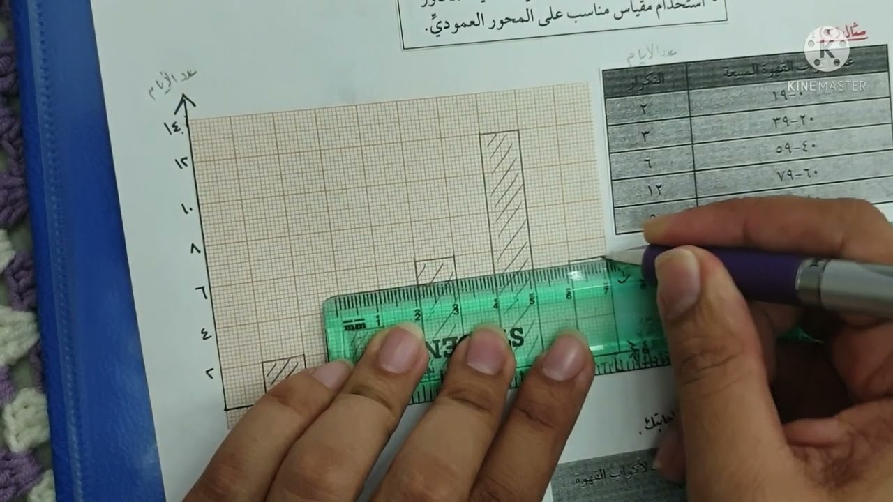 تفسير المخططات التكرارية ورسمها - ثامن ف٢