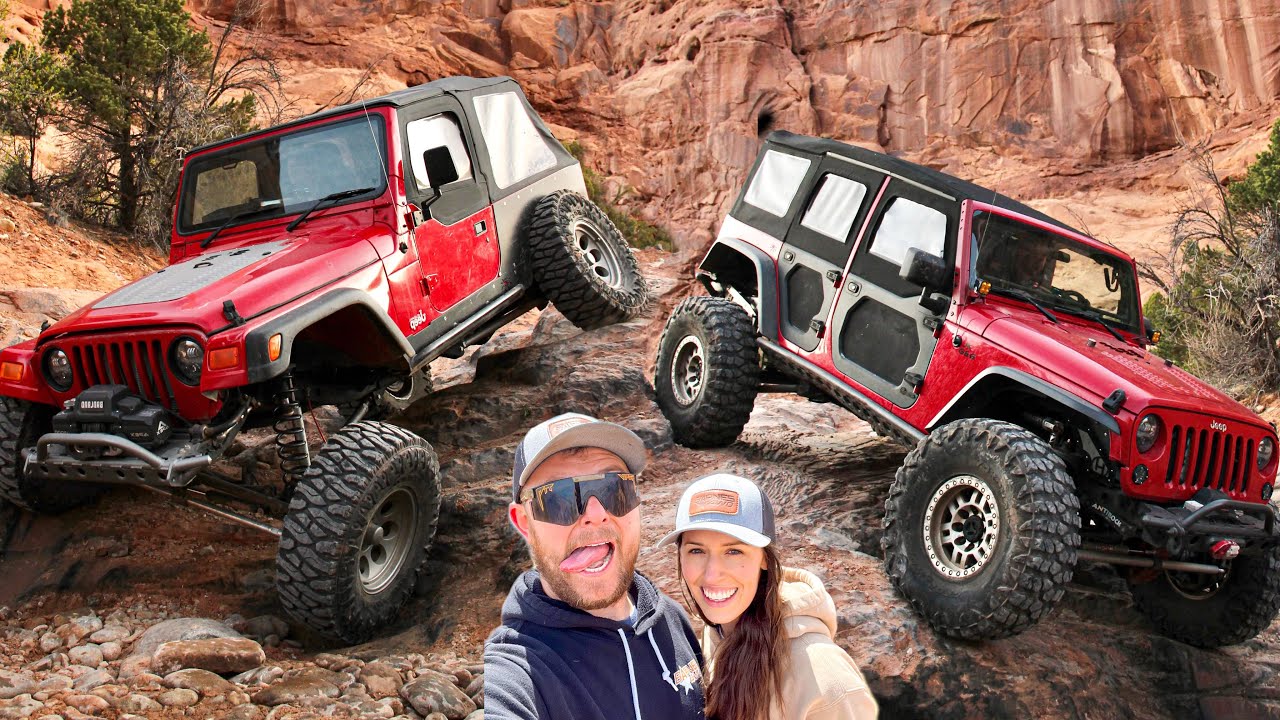 Наш ПЕРВЫЙ опыт Moab EJS! Поездка по тропе с @barnes4wd и @MattsOffRoadRecovery