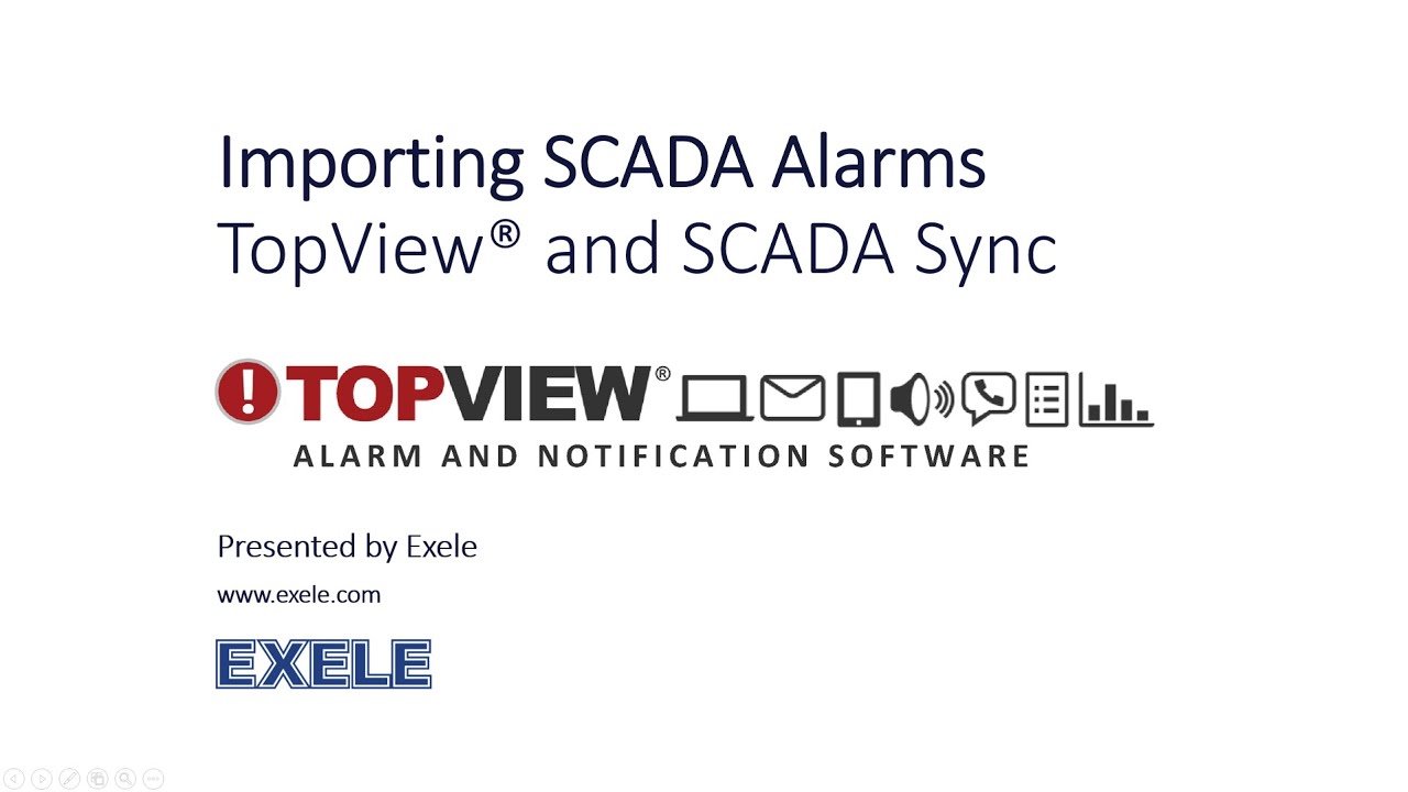 (3) SCADA Sync: Import SCADA Alarm Tags to TopView