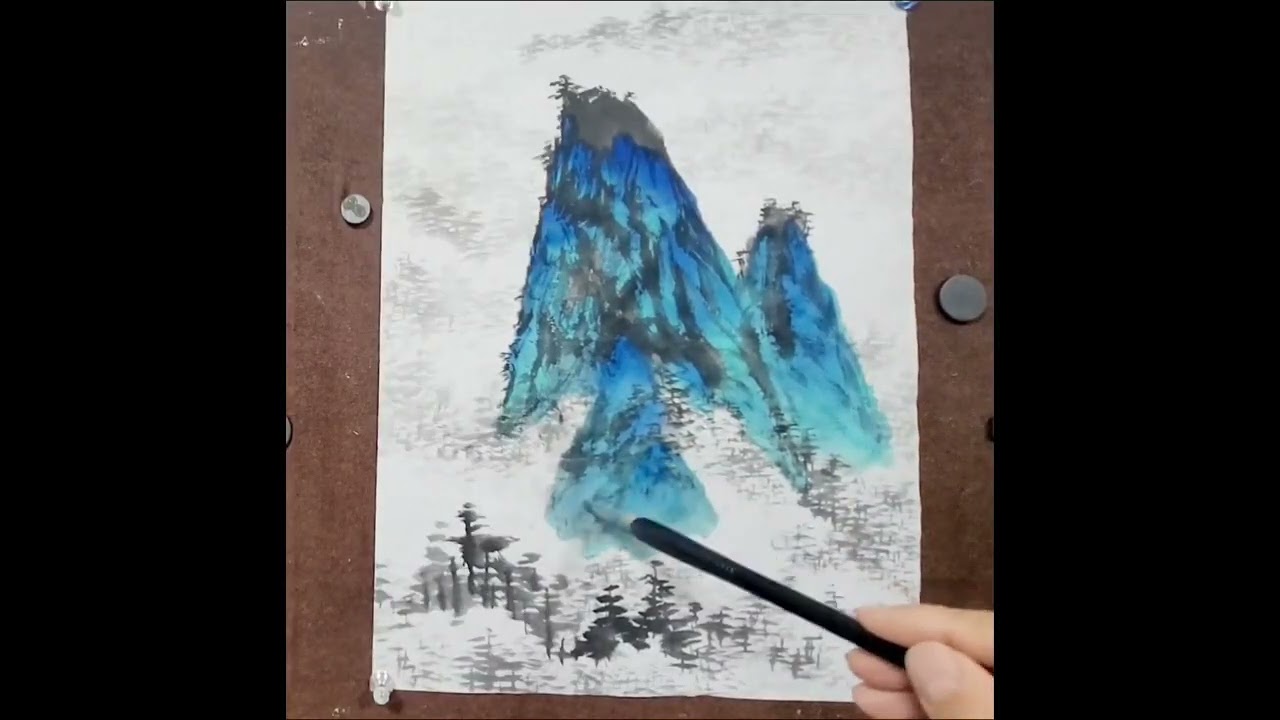 산- 채색 하기