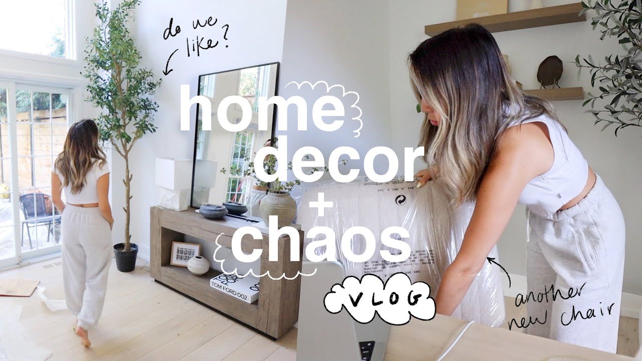 my house is a mess but I got cute new home decor (+ did a live show!!)