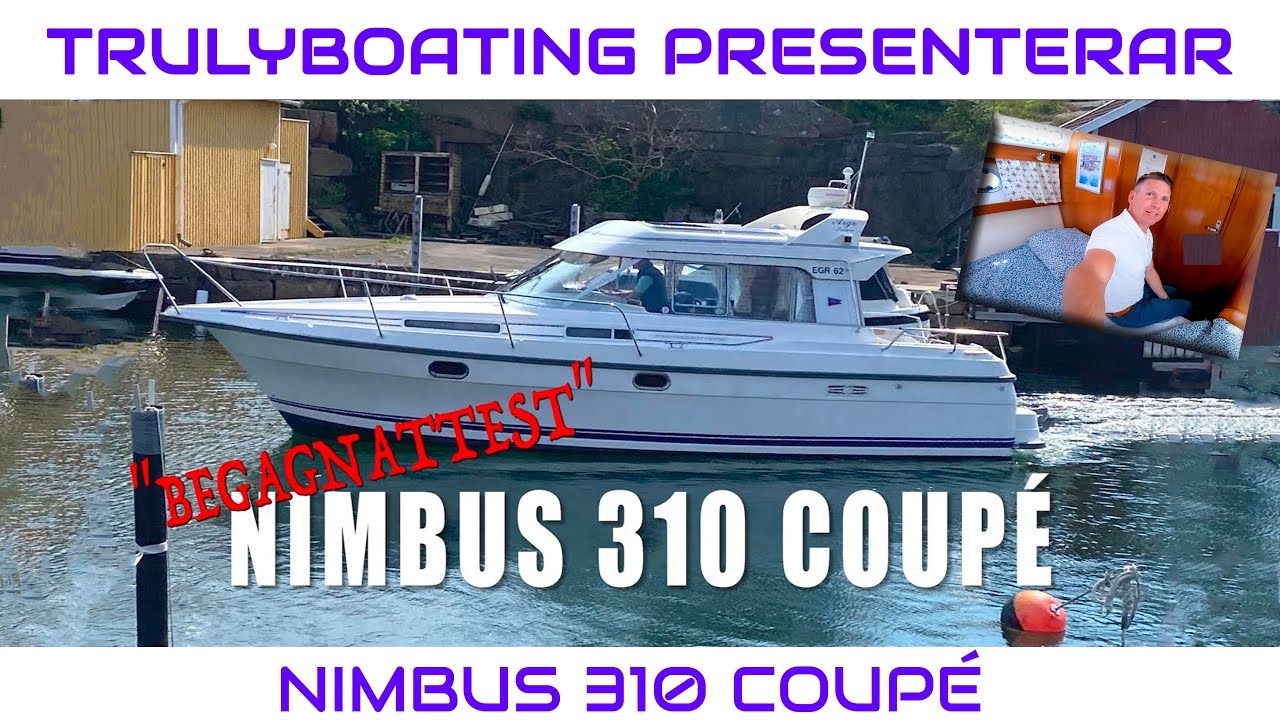 Nimbus 310 Coupe - Begagnattest. Detaljerad genomgång av den populära salongsbåten