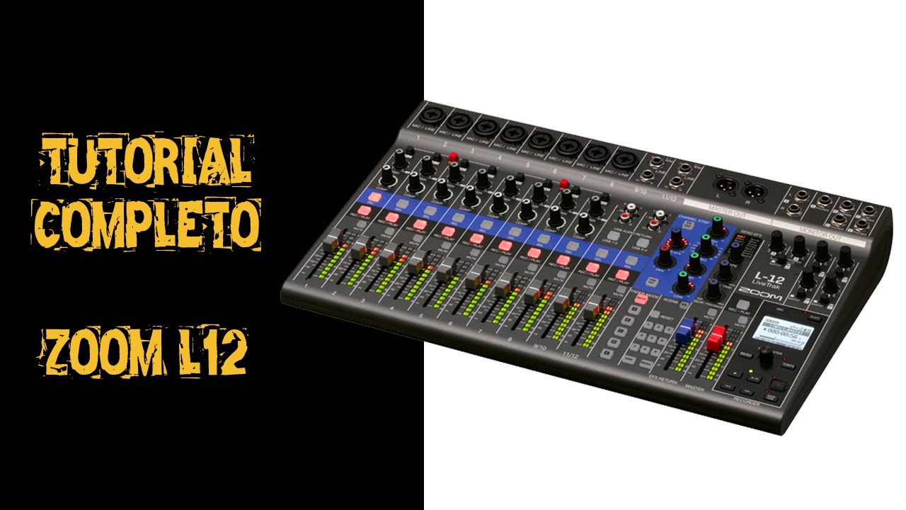 Tutorial Completo da Mesa de Som ZOOM L12