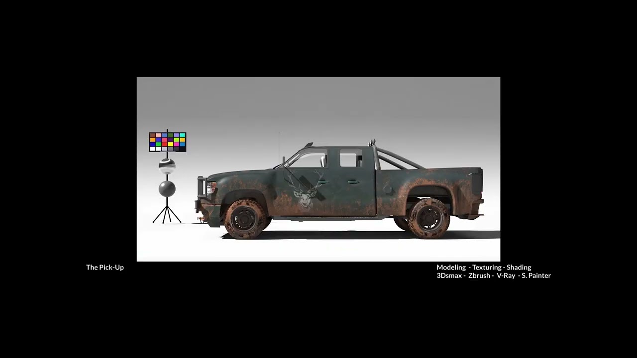 Demo Reel Artist modelling 3D 2022 M Thibault mp4