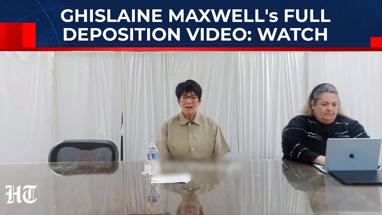 Full Video: Ghislaine Maxwell's Deposition - Watch Her Answers On Jeffrey Epstein, Trump, Others