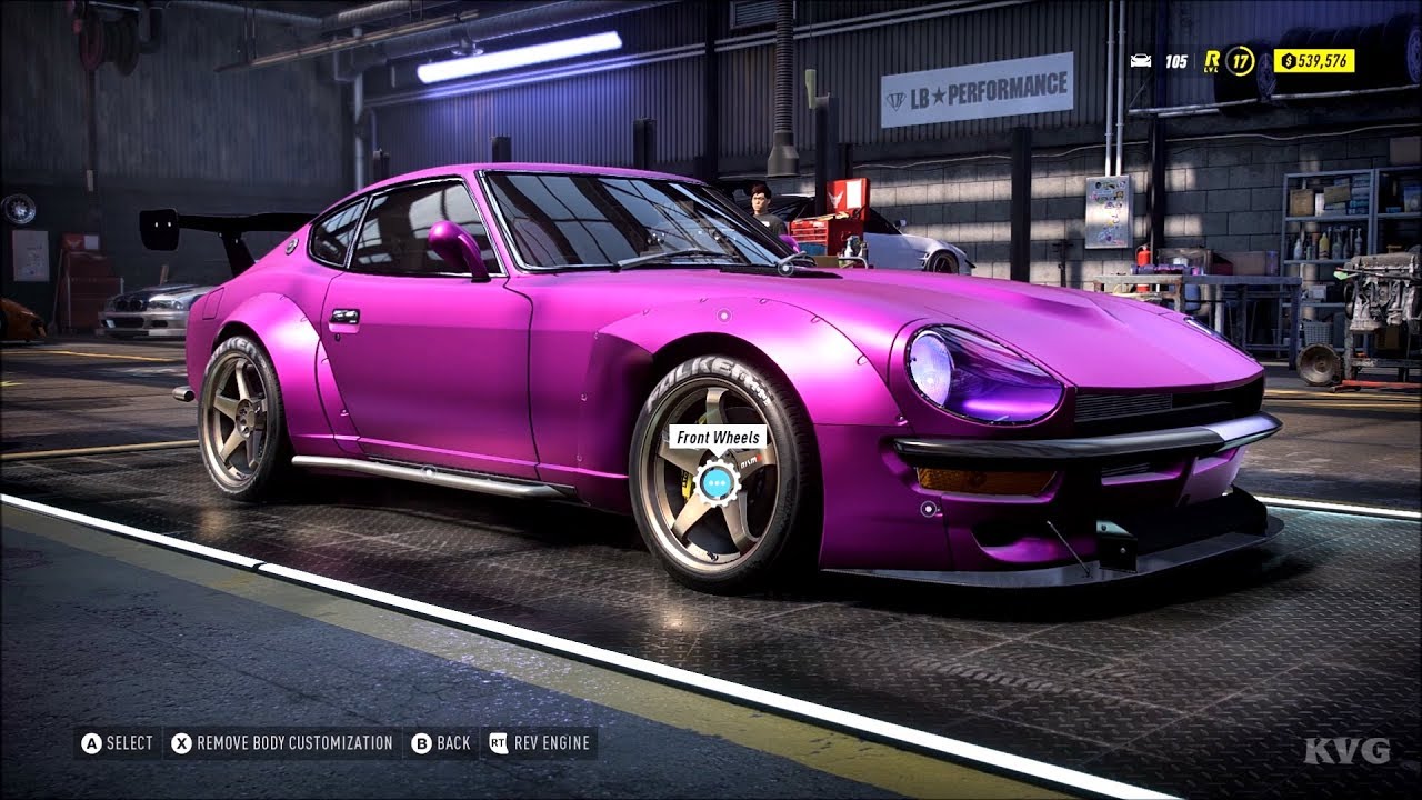 Need for Speed Heat - Nissan Fairlady 240 ZG 1971 - Customize | Tuning Car (PC HD) [1080p60FPS]
