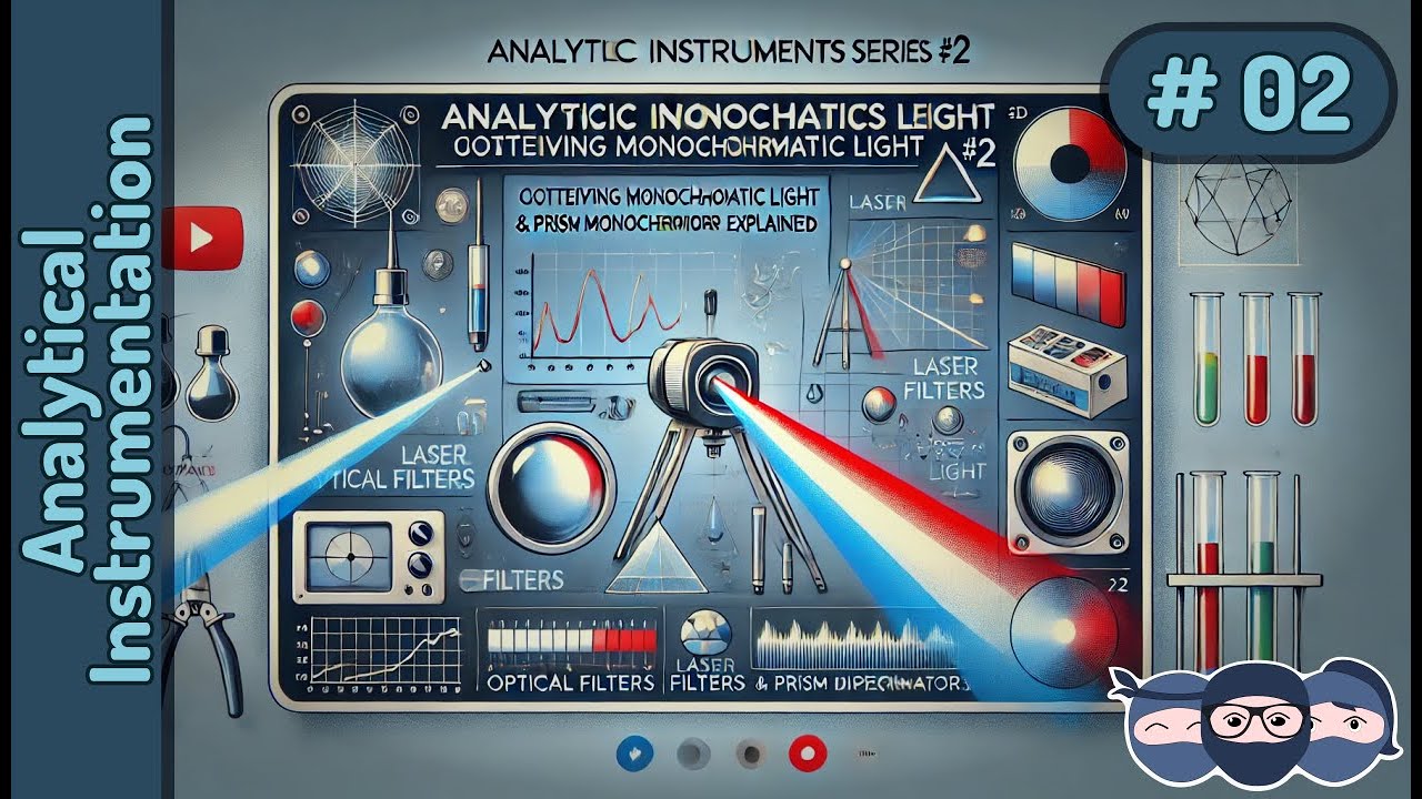 Analytical Instrumentation 02: Obtaining Monochromatic Light | Filters & Monochromators Explained