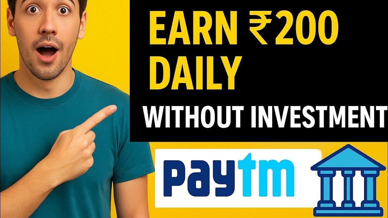 Earn 200 daily🤑 Paytm earning app || new earning application✅#earnmoneyonline #earrings 